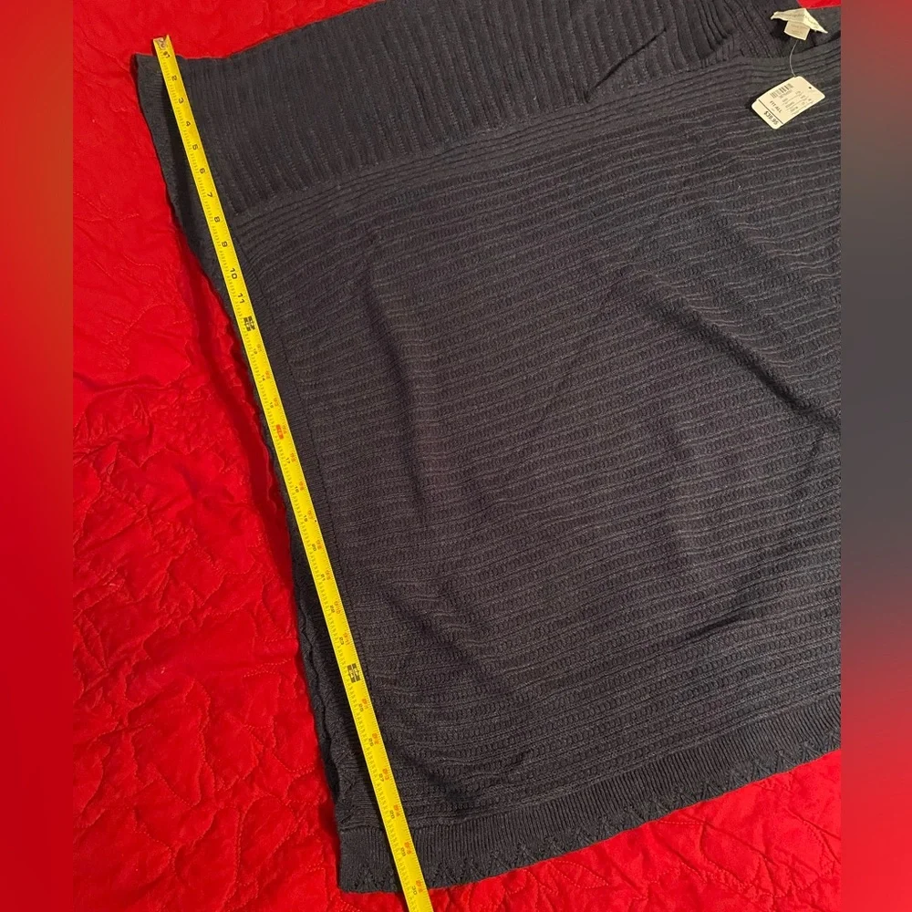 NWT CHRISTOPHER&BANKS PONCHO ONE SIZE FITS MOST - Picture 2 of 5